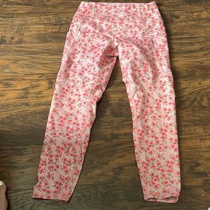 Flower Capri Leggings